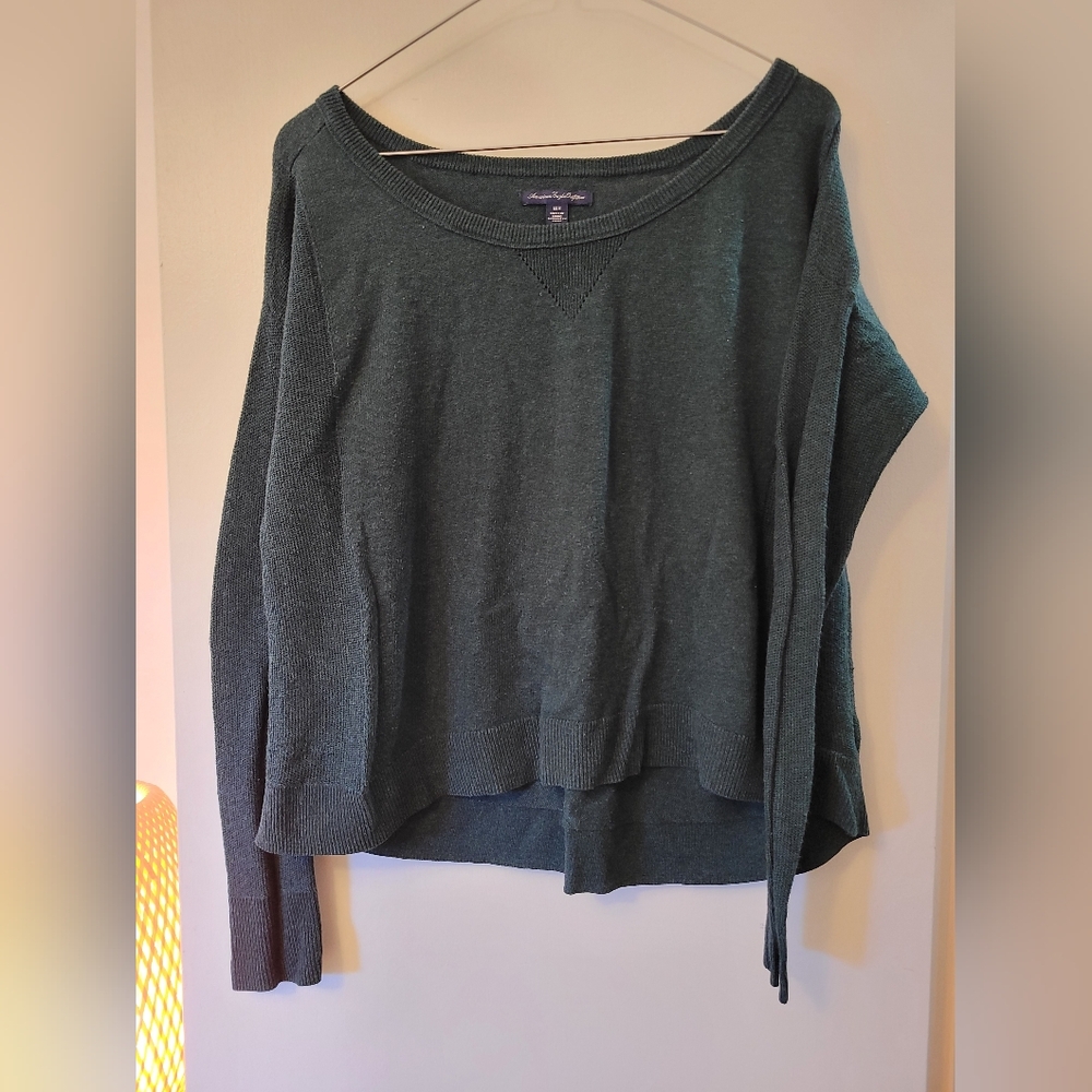 American Eagle Outfitters Forest Green Sweater